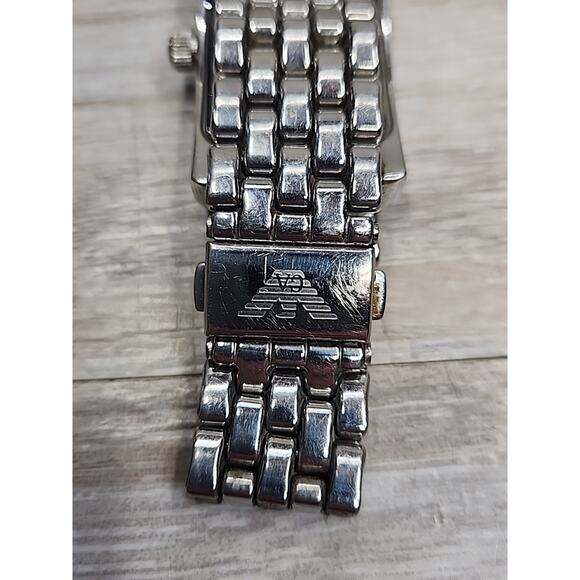 EMPORIA ARMANI, LADIES WATCH AR1070, SUB SECOND DIAL, QUARTZ, STAINLESS STEEL